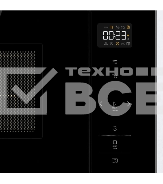 Встраиваемая микроволновая печь Gorenje BM251SG2BG, 25л, 900Вт, черный