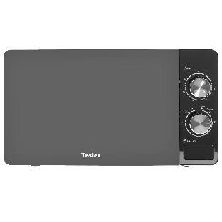 Микроволновая печь Tesler MM-2002 зеркальный/черный, 20 л, 700 Вт, переключатели - поворотный механизм