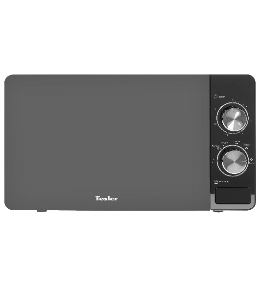 Микроволновая печь Tesler MM-2002 зеркальный/черный, 20 л, 700 Вт, переключатели - поворотный механизм