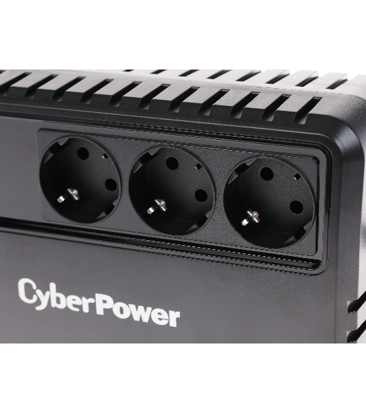 Источник бесперебойного питания CyberPower BU600E/600 ВА/360 Вт/3 х CEE 7 (евророзетка)
