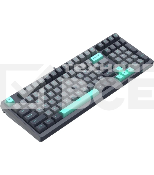 Клавиатура A4Tech Fstyler FS300 механическая черный/серый USB for gamer LED (FS300 PANDA ROCK)