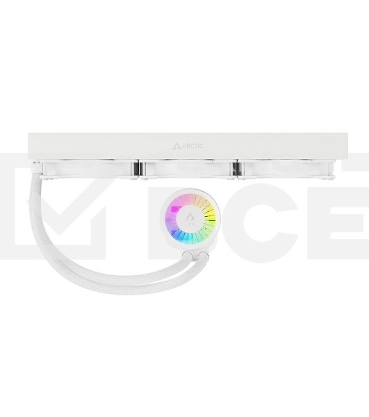 Жидкостная система охлаждения Arctic Liquid Freezer III 420 A-RGB белый, 140 мм, алюминий, 2800 об/мин, 26 дБ, 4 pin, 374 Вт