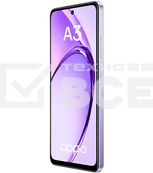 Смартфон Oppo A3, 6/256Gb, фиолетовый