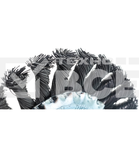 Кордщетка STAYER 35120-125 дисковая для УШМ плетенные пучки проволоки 0.5мм 125мм/22мм