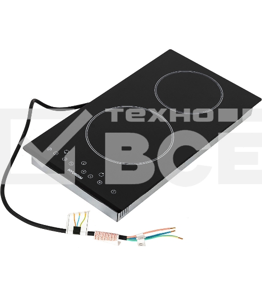 Варочная поверхность Hyundai HHE 3210 BG черный