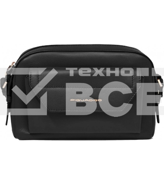 Сумка женская Piquadro Circle BD6468W92/N, натур.кожа, черный