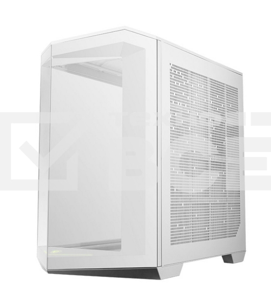 Компьютерный корпус MSI MAG Pano 100R PZ WHITE, Mid Tower, ATX, 2xUSB 3.2 Gen 1, 1xUSB 3.2 Gen2 Type-C, 3x120mm ARGB Reverse Blade Fan, 1x120mm ARGB Fan, ARGB+PWM Control Board,Tempered Glass Window, Brown Box