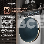Стирально-сушильная машина Weissgauff WMD 58411 Direct Drive Inverter Premium Steam Steel (433418) нержавеющая сталь, фронтальная загрузка 11 кг, 1400 об/мин, класс: В, фото22