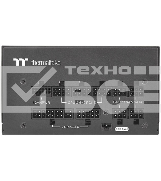 Блок питания Thermaltake Toughpower GF3 ARGB (PS-TPD-0750F4FAGE-1), 750Вт, 80 PLUS Gold, 140мм, модульный, черный