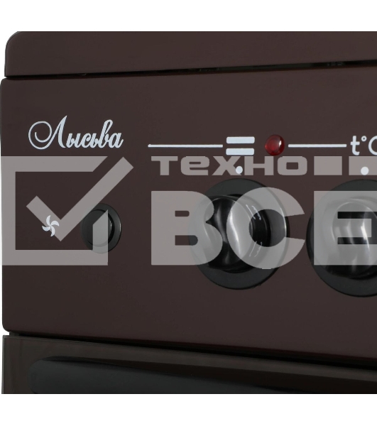 Электрическая плита Лысьва EF4004MK00 коричневый (без крышки)