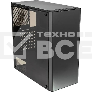 Компьютерный корпус Accord JP-VI черный без БП ATX 2xUSB2.0 1xUSB3.0 audio bott PSU