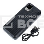 Мобильный аккумулятор Perfeo Powerbank WATERFALL 20000 mAh/LED дисплей/PD + QC 3.0/Type-C/2 USB/Выход: 5A, max 22.5Wчерный (PF_E1471), фото2