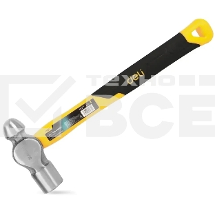 Рихтовочный молоток Deli DL443016 450 гр Фибергласовая рукоять.