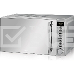 Микроволновая печь BBK 20MWG-733T/BS-M серебристый, 20 л, 700 Вт, поворотный тактовый механизм, кнопки, фото8