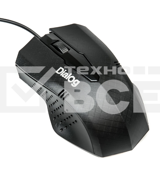 Мышь проводная Dialog Pointer MOP-09U черный, 800 dpi, USB, кнопки - 3