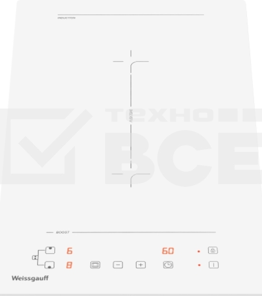Индукционная варочная панель стеклокерамическая Weissgauff HI 32 WA Flex