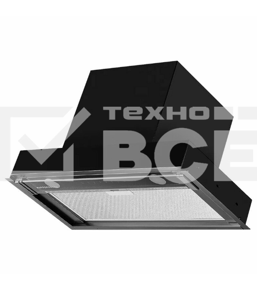 Вытяжка встраиваемая Kuppersberg Nancy 60 черный, 60 см, 850 куб. м/ч, 42 дБ