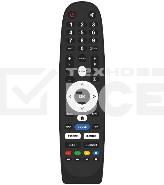 Телевизор TopDevice 42' TDWC43BF2110V черный DLED FHD 60Hz Smart TV WildRed 1GB/8GB