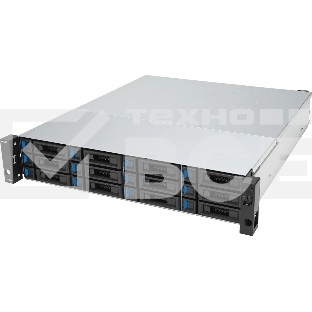 Серверная платформа ASUS VS320D-RS12-D1712154Z, 2U, Intel Xeon 64-bit 4-core, 4x DDR4 ECC DIMM, 12 x 2.5' SATA/SAS hsb, 1x 1GbE RJ45 LAN Port, 2x 12Gb/s SAS Wide Port, 1+1 850W