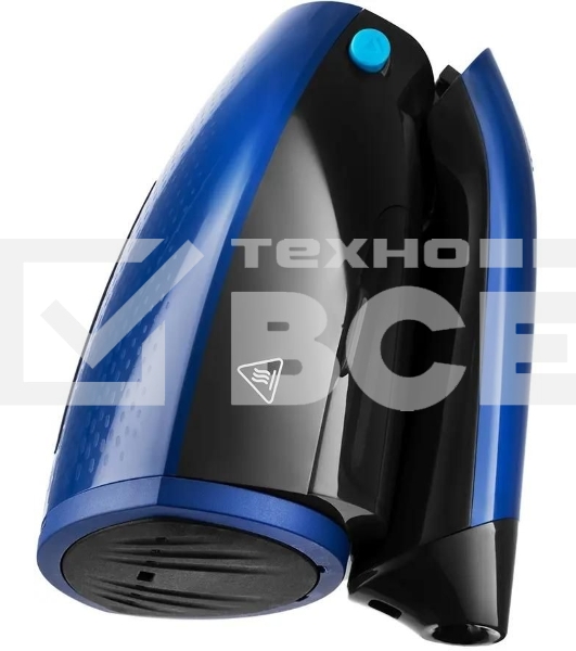 Отпариватель Kitfort КТ-987 черный/синий, 1200 Вт, 12 г/мин, 100 мл