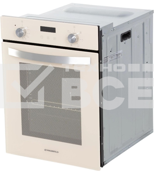 Шкаф духовой электрический Maunfeld EOEM516BG, 45 см, 51 л, бежевый, встраиваемый