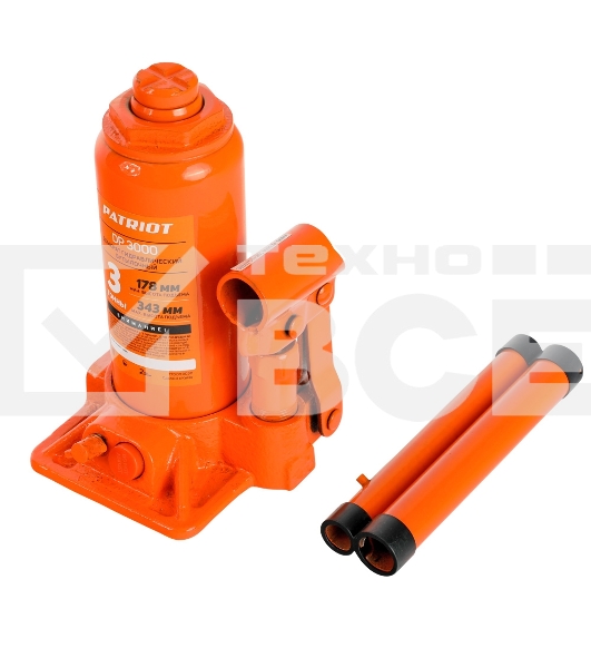 Домкрат бутылочный PATRIOT DB 3000 3T