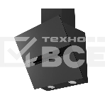 Наклонная вытяжка Kuppersberg/Наклонная вытяжка Kuppersberg, 60 см, High-Tech, таймер, периметральное всасывание, обратный клапан, сенсорное управление, 3 скорости + турборежим, макс. Производительность 1180 м3/ч, уровень шума 56 дБ, цвет черный, фото 1