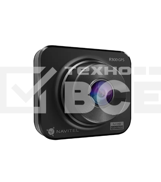 Видеорегистратор Navitel R300, 1920x1080, 2', GPS, G-сенсор, датчик движения, GPS-информатор
