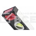 Уровень алюминиевый Matrix, усиленный, фрезерованный, 3 глазка, 2 комп. рукоятки, 2000 мм, фото2