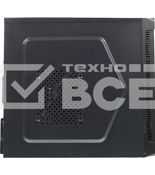 Компьютерный корпус Accord ACC-B022 черный без БП mATX 1x80mm 1x92mm 2x120mm 4xUSB2.0 audio