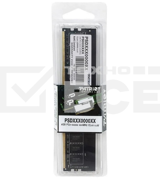 Оперативная память Patriot Signature, DDR4, 8GB (1x8 GB), 3200 MHz, CL22