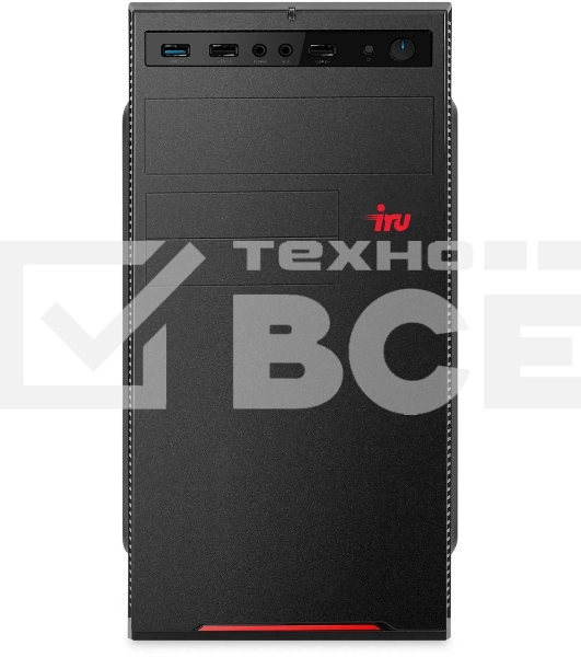 ПК IRU Home 310H6SE MT i3 13100 (3.4) 8Gb SSD256Gb UHDG 730 Free DOS GbitEth 400W черный (2032024)
