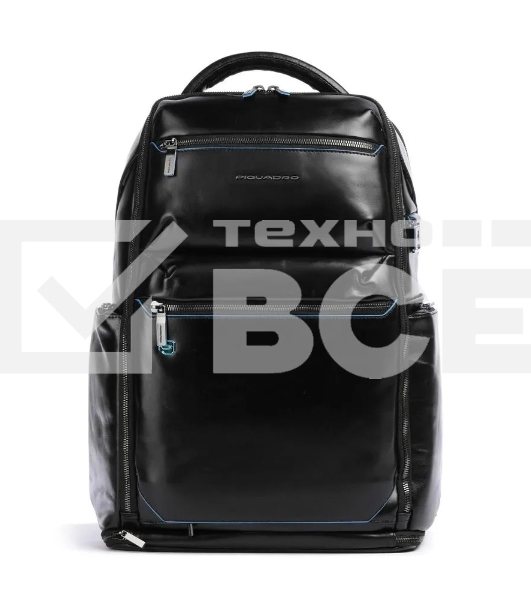 Рюкзак мужской Piquadro Blue Square CA6592B2BM/N, кожа, черный