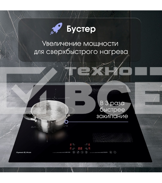 Варочная панель Zigmund & Shtain CI 61.6 B черный
