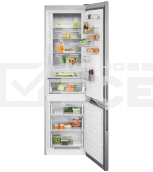 Холодильник Electrolux LNT7ME36X3 нержавеющая сталь двухкамерный 266/101л, морозилка снизу No Frost