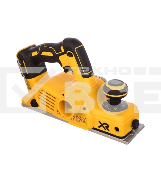 Аккумуляторный бесщеточный рубанок XR DeWalt DCP580N-XJ черный/желтый