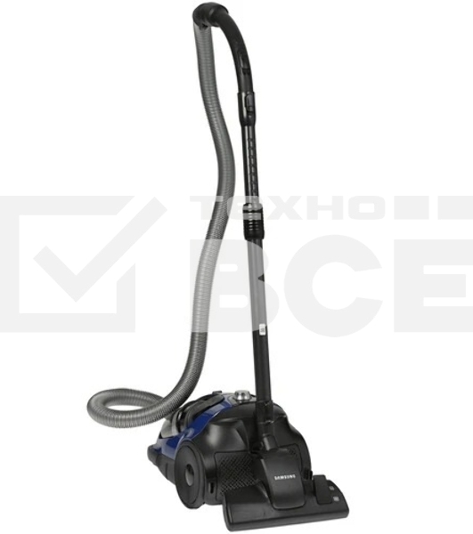 Пылесос Samsung VCC8836V36/XEV синий, 430/2200 Вт, уборка сухая, пылесборник контейнер 2 л