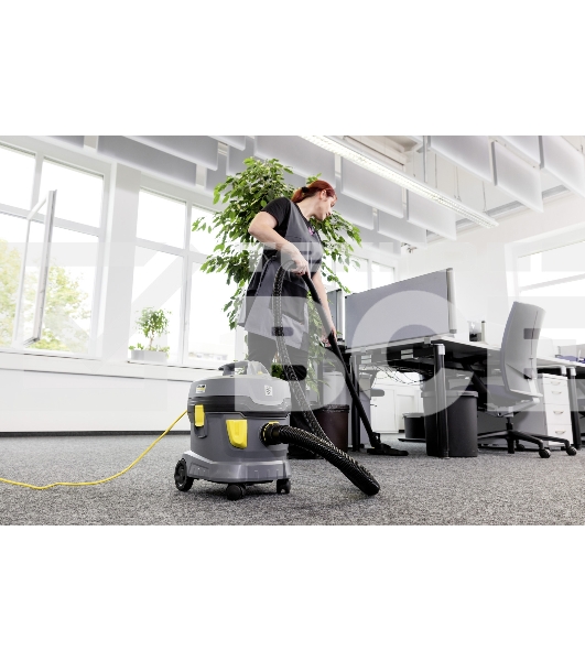 Пылесос Karcher T 11/1 Classic *EU желтый/серый, 850 Вт, уборка сухая, пылесборник контейнер/мешок, 11 л