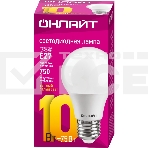 Лампа светодиодная ОНЛАЙТ 71649 OLL-A60-10-230-2.7K-E27 10Вт грушевидная 2700К тепл. бел. E27 750лм 176-264В, фото2