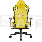 Кресло Knight Craft Dragon желтый, экокожа, 120 кг, механизм качания, фото2