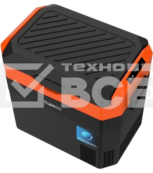 Холодильник автомобильный Бирюса НС-38P7 оранжево-черный