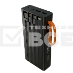 Портативный аккумулятор More choice (4620202550569) PB22-20 с кабелем 2USB 2.1A - 20000mAh черный, фото3
