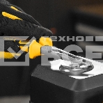 Длинногубцы прямые Denzel 205 мм, трехкомпонентные рукоятки, фото7