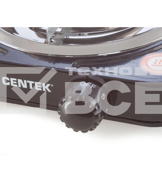 Плита настольная электрическая Centek CT-1508 черный