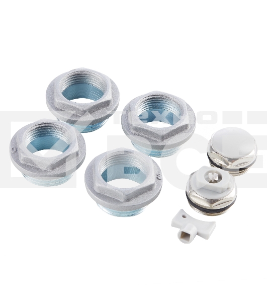 Набор присоединительный Royal Thermo 3/4'' silver