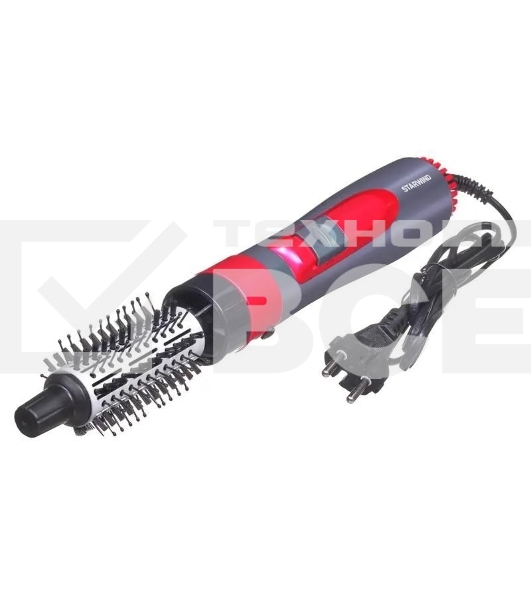 Фен-щетка Starwind SHP8501 1000Вт серый/розовый