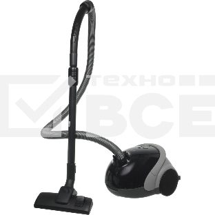 Пылесос Samsung VCC5241S3K/XEV черный/серый, 410/1800 Вт, уборка сухая, пылесборник мешок 2.4 л