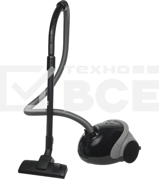 Пылесос Samsung VCC5241S3K/XEV черный/серый, 410/1800 Вт, уборка сухая, пылесборник мешок 2.4 л