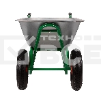 Тачка садово-строительная Palisad 2-х колесная, усиленная, грузоподъемность 320 кг, объем 100 л, фото6