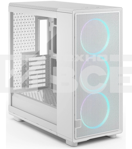Корпус Fractal Design Epoch XL White TG RGB Clear Tint, Full-Tower, белый, 3 x 140 мм